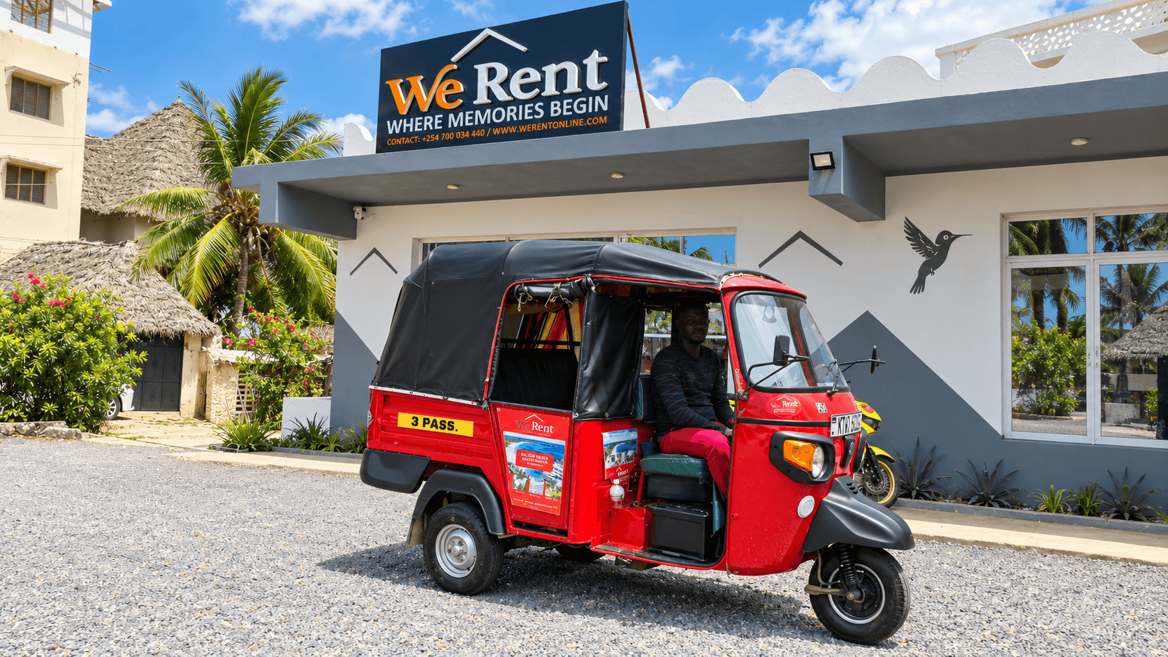 WeRent Tuk-Tuk Transfers in Watamu WeRent tuk-tuk transfers in Watamu